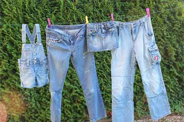 Washing Jeans