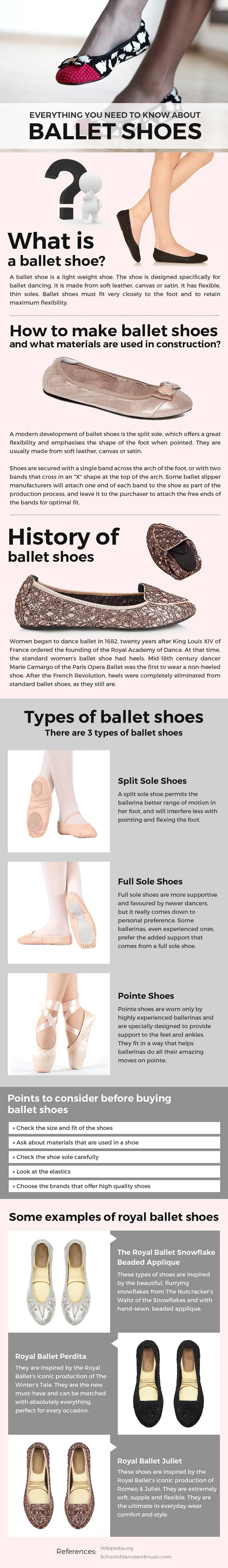 Everything you need to know about Ballet Shoes [Infographic]