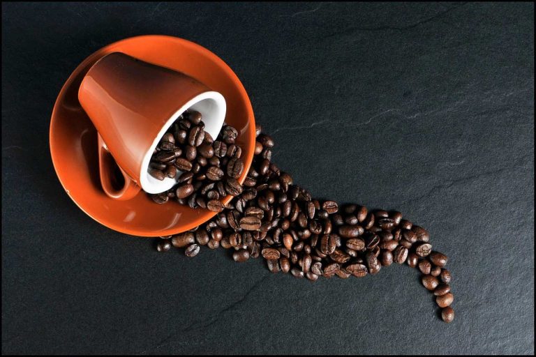 Coffee Mug and Beans