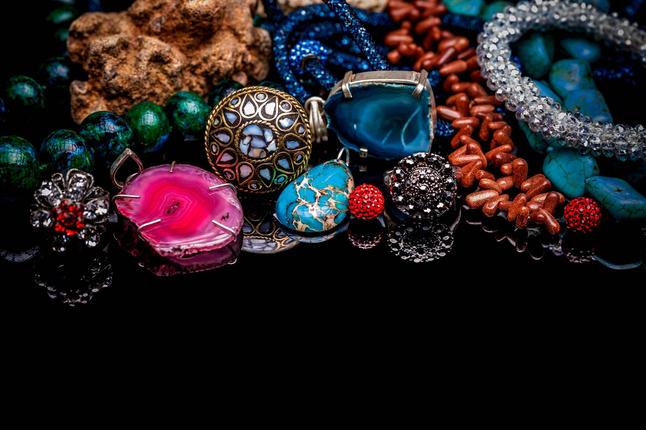 Luxury gemstone jewelry